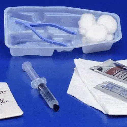 Buy Cardinal Health Dover 6014 Hydrogel Coated Latex Foley Tray w/ Catheter Pre-connected to 2000 mL Drainage Bag with Needle Sampling  online at Mountainside Medical Equipment