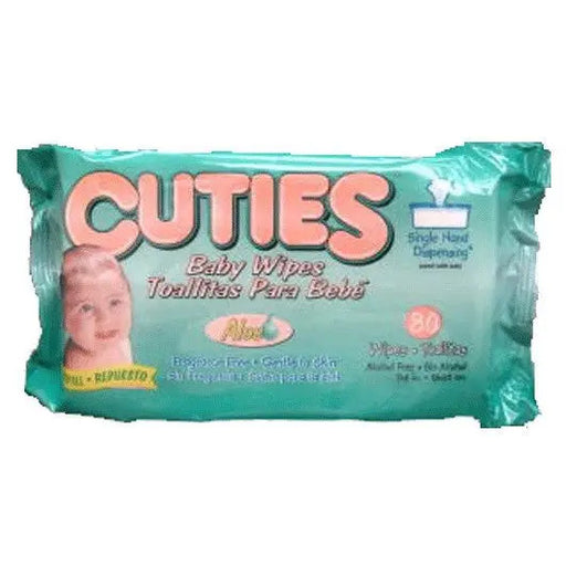 Wet & Dry Wipes | Cuties Baby Wipes Refill Package 78 Count