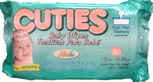 Buy First Quality Enterprises Cuties Baby Wipes Refill Package 78 Count  online at Mountainside Medical Equipment