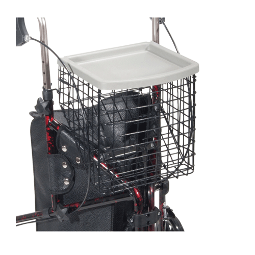 Buy Drive Medical Deluxe Three Wheel Aluminum Rollator with Basket  online at Mountainside Medical Equipment