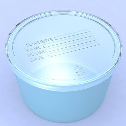 Buy Dynarex Denture Cups with Clear Lids, Blue, 50/sleeve  online at Mountainside Medical Equipment