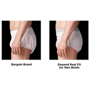 Buy Kimberly Clark Depend Real Fit Briefs For Men Large- X-Large (20 Pack)  online at Mountainside Medical Equipment