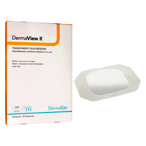 Buy Dermarite DermaView II Transparent Film Dressing, 2.37" x 2.75", 10/box  online at Mountainside Medical Equipment