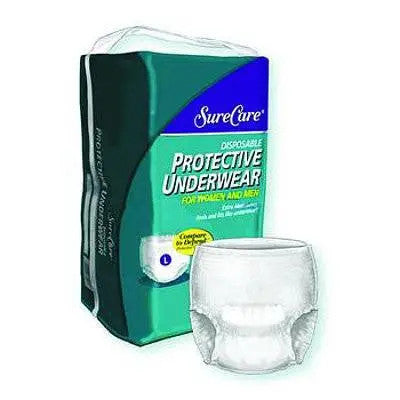 Covidien SureCare™ Disposable Underwear XX Large 48/cs  -  Cardinal Health | Mountainside Medical Equipment 1-888-687-4334 to Buy