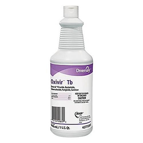 Diversey Oxivir TB One-Step Surface Disinfectant Cleaner, Peroxide Based, Cherry Almond Scent 32 oz
