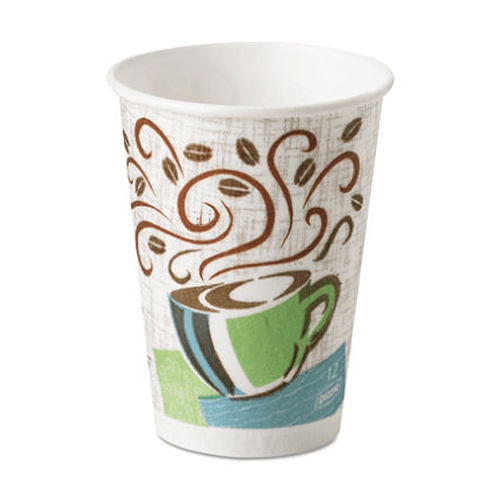 Buy n/a Dixie PerfecTouch Paper Hot Cups 12 oz, Cafe Design, 500/Case  online at Mountainside Medical Equipment