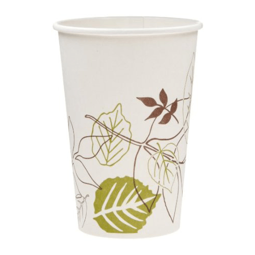 Kitchen & Bathroom | Dixie Pathways Paper Hot Cups 8 oz Leaf Design, 1,000/Case