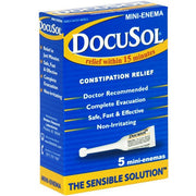 Buy Quest Products Docusol Mini Enema for Constipation Relief 5-Pack  online at Mountainside Medical Equipment