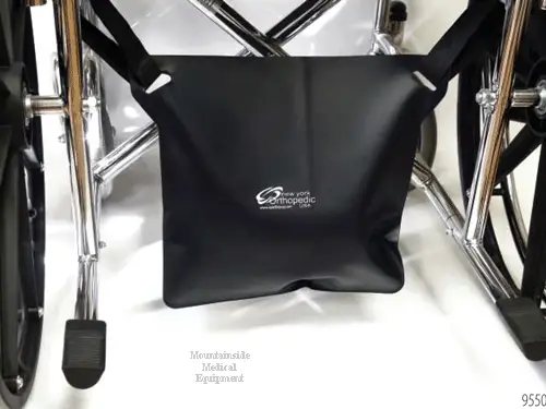 Buy New York Orthopedic Urinary Drainage Bag Holder, Black Vinyl with Straps  online at Mountainside Medical Equipment