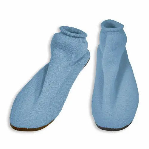 Buy Slipper Socks, Hard Sole, Non Skid, Medium, Sky Blue used for Non Skid Socks