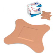Buy Dynarex Flexible Fabric Wing Bandages 3 x 3,  50/box (Bandaid)  online at Mountainside Medical Equipment