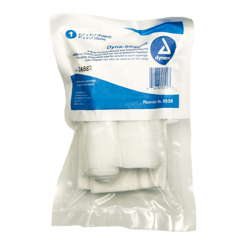Blood Stopper Wound Dressing | Dyna-Stopper Multi-Purpose Blood Stopper Wound & Trauma Dressing, Sterile