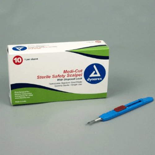 Buy n/a MediCut Retractable Safety Scalpels 10/Box  online at Mountainside Medical Equipment