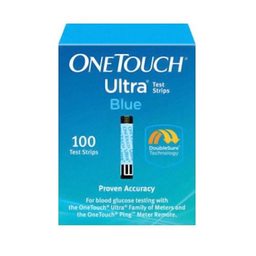 Buy Cardinal Health OneTouch Ultra Test Strips Blue, 100 count  online at Mountainside Medical Equipment