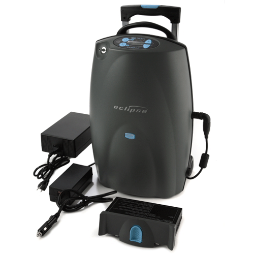 SeQual Technologies Eclipse 5 Transportable Oxygen Concentrator with Accessories | Buy at Mountainside Medical Equipment 1-888-687-4334