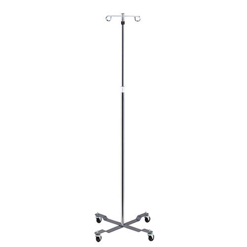 Dynarex Economy Twist-Lock IV Pole with 4-Hooks | Mountainside Medical Equipment 1-888-687-4334 to Buy