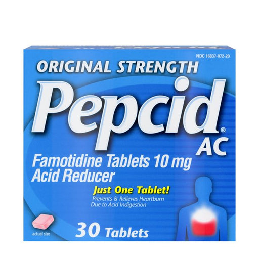 Buy Cardinal Health Pepcid AC Original Strength Tablets, 30 count  online at Mountainside Medical Equipment