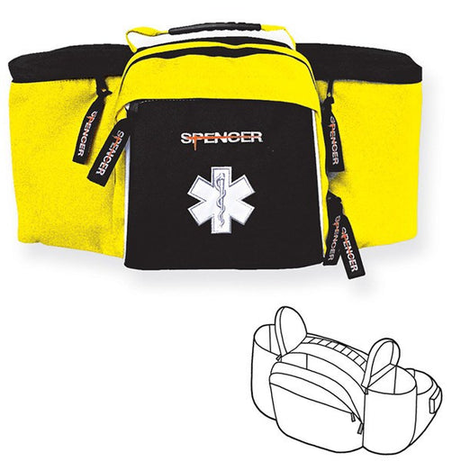 Buy n/a Emergency Back Waist Bag, Black & Yellow  online at Mountainside Medical Equipment