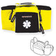 Emergency Back Waist Bag, Black & Yellow