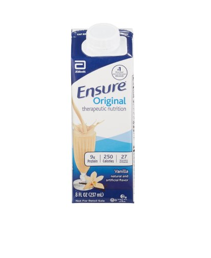 Buy McKesson Ensure Original Therapeutic Nutrition Shake Vanilla Flavor, 8 fl oz. Cartons, Case of 24  online at Mountainside Medical Equipment