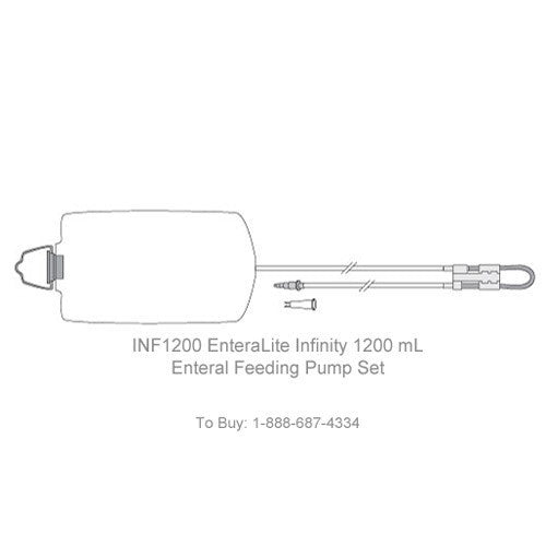 Buy Zevex Moog EnteraLite Infinity 1200mL Enteral Pump Delivery Set  online at Mountainside Medical Equipment