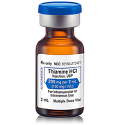Thiamine Injection (Vitamin B1) Multi-Dose Vial 2 mL, essential for boosting energy, supporting nerve health, and enhancing metabolism.