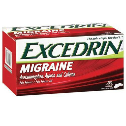 Glaxo SmithKline Excedrin Migraine Relief Medicine Coated Caplets 24 Count | Mountainside Medical Equipment 1-888-687-4334 to Buy