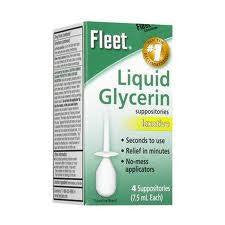 Buy C.B. Fleet Company Fleet Liquid Glycerin Suppositories for Constipation Relief 4 Count  online at Mountainside Medical Equipment