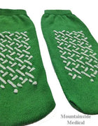 Buy Dynarex Slipper Socks, Non-Skid, Single Sided, Medium, Green, Pair  online at Mountainside Medical Equipment