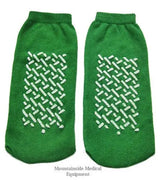 Buy Dynarex Slipper Socks, Non-Skid, Single Sided, Medium, Green, Pair  online at Mountainside Medical Equipment
