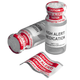 Caution High Alert Vial Shrink Wrap Plastic Bands, 250/Pk