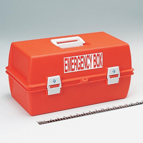 Emergency Box with Locking Security Seal Eyelets