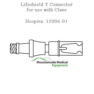 IV & Irrigation, | Hospira LifeShield Y-Connector 50/Case