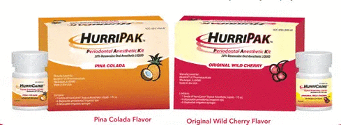 Buy Beutlich HurriPAK Periodontal Anesthetic Starter Kit, Wild Cherry & Pina Colada  online at Mountainside Medical Equipment