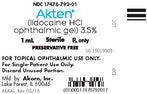 Akten Lidocaine HCl Ophthalmic Gel 3.5% — Mountainside Medical