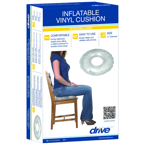 Drive Medical Inflatable Rubber Cushion