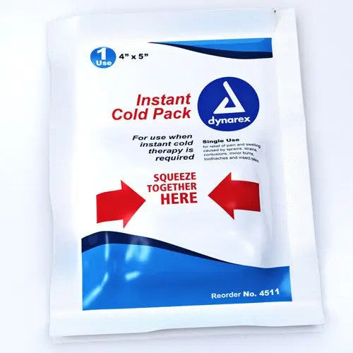 Buy Dynarex Disposable Instant Cold Pack Junior 4" x 5"  online at Mountainside Medical Equipment