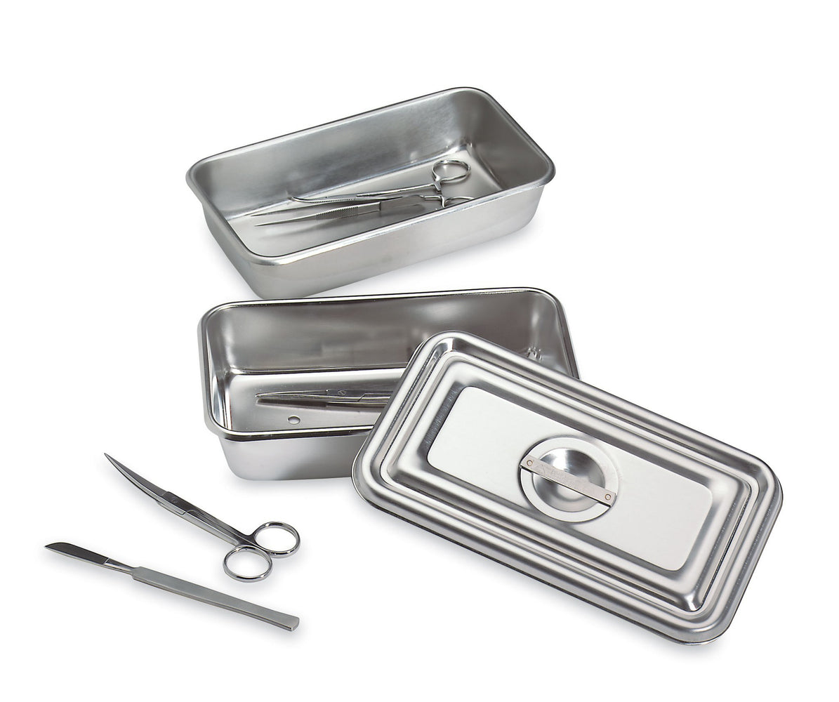 Buy Tech-Med Services Stainless Steel Instrument Tray with Lid  online at Mountainside Medical Equipment