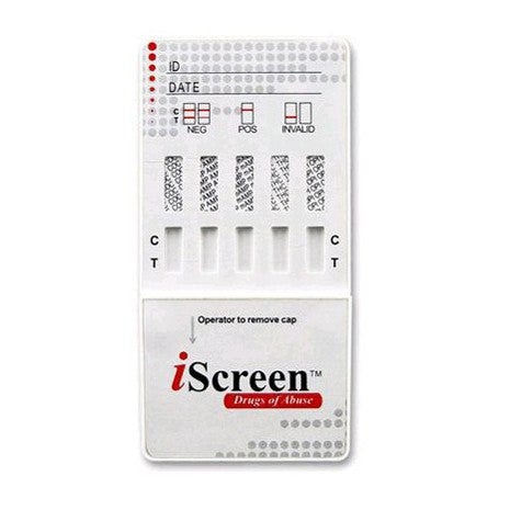 Drug Testing Supplies, | Alere iScreen Double Dip Drug Test Card for Cocaine, Marijuana 25/Box