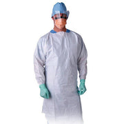 Buy Dynarex Isolation Gowns, Impervious Poly Coated, White, 50/case  online at Mountainside Medical Equipment