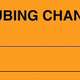 IV Tubing Change Labels, Orange 1000/Roll