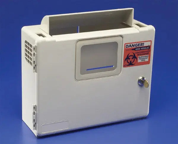 Sharps Container Wall Enclosure with Key Locking Door 85165H