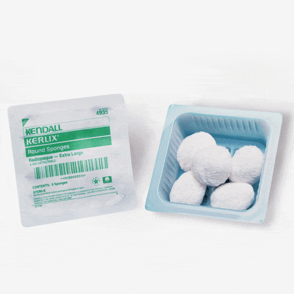 Buy Kendall Healthcare Kerlix Round Radiopaque Sponges 640/Case  online at Mountainside Medical Equipment
