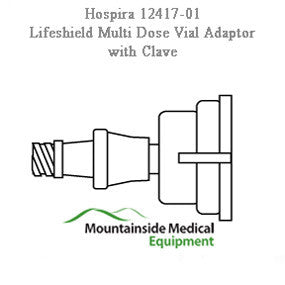 Lifeshield Multi Dose Vial Adapter with Clave Connector for secure, sterile medication and safety in healthcare.