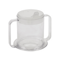 Lifestyle Clear 2-Handle Drinking Cup 10 oz