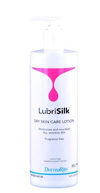 Dermarite Lubrisilk Dry Skin Lotion, Pump Top 16 oz | Mountainside Medical Equipment 1-888-687-4334 to Buy