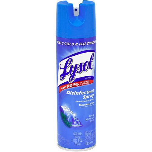 Surface Disinfectant Cleaner, | Lysol Disinfecting Spray with Spring Waterfall Scent 12.5 oz