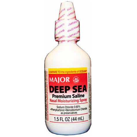 Allergy Relief Nasal Spray | Deep Sea Saline Nasal Moisturizing Spray, 44 mL