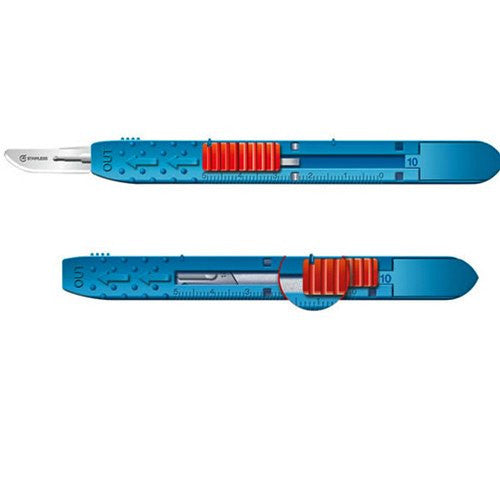 Surgical Instruments | MediCut Retractable Safety Scalpels 10/Box