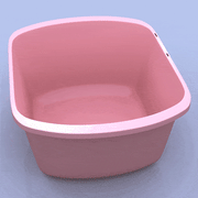 Buy Dynarex Wash Basin, Rectangular Mauve 7.4 Quart  online at Mountainside Medical Equipment